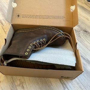 Dr Martens 1460 Crazy Horse Leather Lace Up Boots